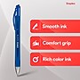Staples Retractable Gel Pens, Medium Point 0.7mm, Blue Ink, 12 Pack – Sonix Smooth‑Writing Gel Pens with Rubberized Grip~#|#~42D0C53F-A07F-42A2-92A53EBDB48ED995_sc7