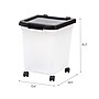 Iris 32.5 Quart Storage Container with Lid, Plastic, Black (585126)~#|#~42E20724-3D33-4EE7-85ED1CAF9C164752_sc7