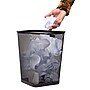 Mind Reader Metal Trash Can, 5 Gallon, Black, 4/Pack (4SQUAGA-BLK)~#|#~432D0DCD-12B0-4593-8E29EB58CA03D469_sc7
