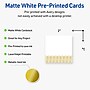 Avery Gold Lace Trim Pattern Matte Blank Card, White, 120/Pack (S00-EWZ)~#|#~433E6401-9DF2-4BBE-B8CC52B24BDC1D42_sc7