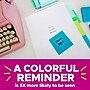 Post-it Recycled Super Sticky Notes, 3" x 3", Oasis Collection, 70 Sheets/Pad, 5 Pads/Pack (654R-5SST)~#|#~4352ABEA-44D5-4B5F-AB222A21910B1EAB_sc7