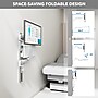 Mount-It! MedHub Wall Mounted, Flexible Workstation With WallTrack for Monitors up to 43", Matte White (MI-16002)~#|#~43682716-F587-4EA7-B1DFC57D4AABEEE1_sc7