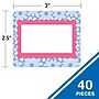 Carson Dellosa Education Retro Remix Adhesive School Name Tags, 3" x 2.5", 40/Pack, 6/Packs (CD-150093-6)~#|#~4394213D-CB6A-46E4-AC2C3B1D5D771901_sc7