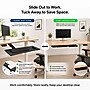 Uncaged Ergonomics KT2 Adjustable Under-Desk Keyboard Tray with Mouse Platform, Black (KT2-b) ~#|#~4396C18F-8E4D-4A9B-A2DAFFF9FC3A2558_sc7