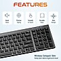 Delton N36 Wireless Keyboard and Optical Mouse Combo, Black (DKMN36-WB)~#|#~43A7F683-9F80-4987-9C965F16CDC180BE_sc7