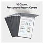 Smead Premium Pressboard 2-Prong Report Cover, Ledger Size, Black, 10/Box (81179)~#|#~43AEB437-A6FF-4CDD-84975BF77243107B_sc7