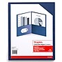 Staples 10% Recycled Smooth 2-Pocket Paper Presentation Folder, Dark Blue, 10/Pack (ST13377)~#|#~43B1AFD4-551D-4CC0-84185871D1ED2900_sc7