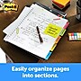 Post-it Filing Tabs, 2" Wide, Assorted Colors, 24 Tabs/Pack (686-PWAV)~#|#~43B62363-C420-40AD-B10D3C169431BE78_sc7