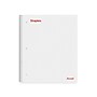Staples Premium Poly 1-Subject Notebook, 8" x 10.5", Wide Ruled, 100 Sheets, White (ST25543D)~#|#~43B98915-F12F-4662-987CDF46605ACF81_sc7
