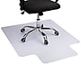 Mind Reader Carpet Chair Mat with Lip, 36" x 48'', Low-Pile, Clear (OFFCMAT-CLR)~#|#~43B9D214-29DF-48B6-9D4C2F1B5E2815C1_sc7