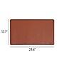 Smead Small Vegan Leather Anti-Slip Desk Pad, 23.6" x 13.7", Brown (64837)~#|#~43ED50A4-6E59-4EF8-8D62CD0F5F828078_sc7