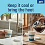 Perk 12 Oz Paper Hot Cups, 500 Count Bulk Disposable Coffee Cups for Hot Beverages, White/Blue~#|#~43F7920F-973F-43C6-BAABED5A75ACBCB6_sc7