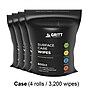 Gritt Commercial Surface Care All-Purpose Cleaning Wipes, 800 Wipes/Bag, 4/Carton (GRI5-RW-4)~#|#~43FC8DFF-38B9-4AEF-B9D1A85BC5467F92_sc7