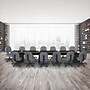 Regency Array 192"W x 48"D Conference Table with Grommet, Neo Walnut/Black (ACT19248NWBK)~#|#~44079830-BD7A-4DAC-99A45C962EFE973A_sc7
