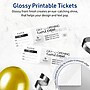 Avery Integrated Cards, 1-3/4" x 5-1/2", Glossy White, 500/Box (95288)~#|#~4410C253-1B98-4D66-A8980A015B98F554_sc7