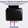 Avery Waterproof Wraparound Laser/Pigment-Inkjet Rectangle Labels, 3 1/4" x 7 3/4", White, 16 Labels/Pack (22835)~#|#~44136FDD-D6F5-437D-B83AE6DAA968C00D_sc7