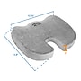 Mount-It! ErgoActive Memory Foam Seat Cushion, Gray (MI-1101)~#|#~44267C9A-92E6-4CFA-9631F15A3E4EA034_sc7
