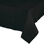 Creative Converting Touch of Color 108 in. x 54 in. Paper Table Covers, Black, 6/Pack (710126)~#|#~4431BFEA-360D-4B45-B663BB85396525FC_sc7