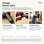 Turonic Percussion Massage Gun, 20-Speed, Black (G5)~#|#~443E9B45-3CA4-4211-93EFE6E5B7DE2E37_sc7