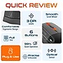 Delton KB250/S38 Wired Ergonomic Keyboard and Optical Mouse Combo, Black (DKME250S38-U)~#|#~4442FF8F-18F8-4EF7-9DF3B28018D59D96_sc7