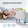 Crane 1-Pint Portable Dehumidifier, Covers up to 200 sq. ft., White (EE-1003)~#|#~444A10DF-388C-4479-991681B1D50E1CC4_sc7