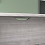 Bush Business Furniture 120W x 48D Boat Shaped Conference Table with Wood Base, Platinum Gray (99TB12048PGK)~#|#~446121E2-E639-4E20-BEE30336F0123B14_sc7