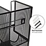 Mind Reader 6-Compartment Metal Multipurpose Countertop Organizer, Black (UPMESH-BLK)~#|#~4483C2FD-2AAA-460D-8A7BB43147ADE915_sc7