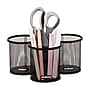 Mind Reader Metal Pen Holder, Black, 3 Pieces/Set (CLIPMESH3-BLK)~#|#~448527FD-202D-4895-955FAD52FA86CB0A_sc7