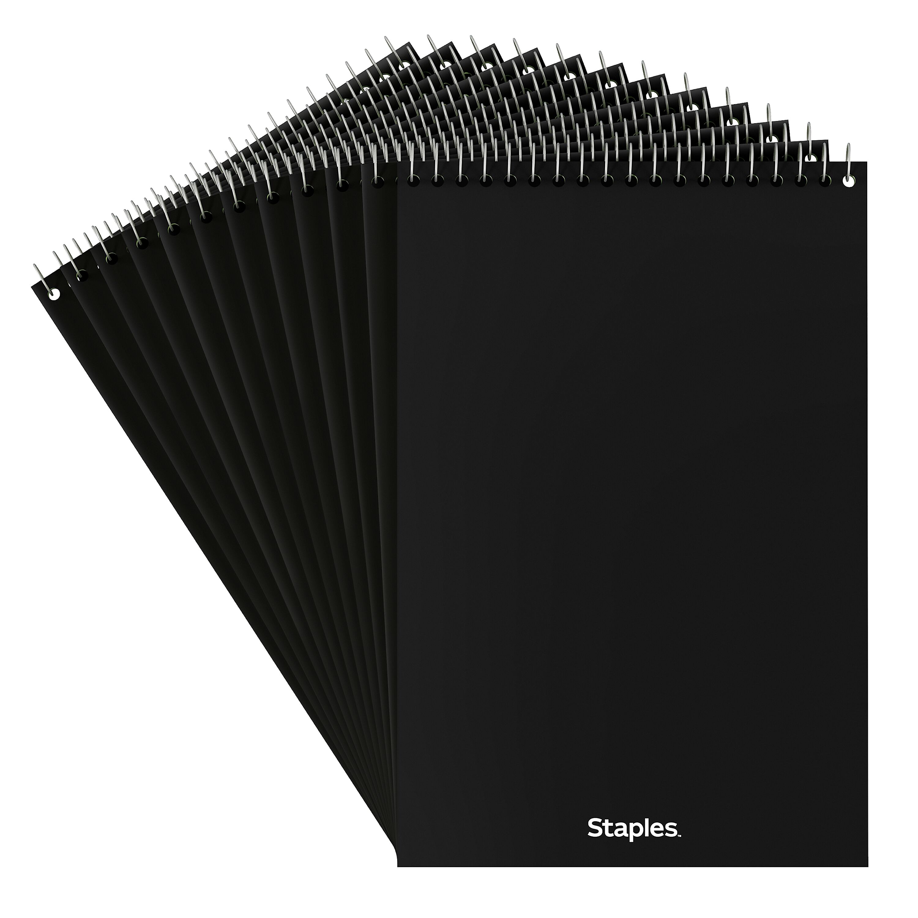 STAPLES Steno Pads, 6” x 9”, Gregg Ruled, Green Paper, 12‑Pack~#|#~448F09EC-CC24-4960-B5215F7CD849FA49_sc7?_sc7