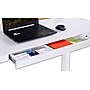 Victor Technology Electric Rectangular Adjustable Glass Standing Desk, White (DC950W)~#|#~4496CC72-B307-4906-8699D10A3CE41261_sc7