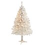 Nearly Natural 4 ft. Artificial Christmas Tree, 100 Lights, White (T1725)~#|#~44ABF009-4FF5-4249-BBAA584A7395CD05_sc7