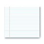 Universal Glue Top Writing Pad, 8 1/2" x 11 3/4", Wide Ruled, 50 Sheets/Pd, 12/Pk~#|#~44BA243D-8046-4699-AA9F8A2EB811BEDC_sc7