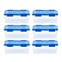 Iris 16 Quart Element Resistant Ultimate Clear Plastic Locking Storage Bin, Clear, 6/Pack (500134)~#|#~44C3C4F7-B34D-434B-B7381C8764AECDAD_sc7