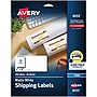 Avery Sure Feed Inkjet Shipping Labels, 2" x 4", White, 200 Labels/Pack (8253)~#|#~44C3CA3A-19F7-4B6B-BBB6CAA649491577_sc7