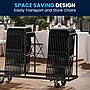 Flash Furniture HERCULES Plastic Folding Chair, Black, 4/Pack (4LEL3BLACK)~#|#~44C97D70-8BEE-4756-9FF3CC8683DF9946_sc7