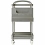 Lorell 2-Shelf Metal Mobile File Cart with Caster Wheels, Champagne Gold (LLR45654)~#|#~44E20192-883B-45F5-98EA60DB54C16520_sc7