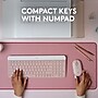 Logitech MK470 Slim Wireless Keyboard and Mouse Combo, Rose (920-011311)~#|#~44EC4870-4D12-49DF-B2A4CC5CD0CD4A36_sc7