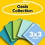 Post-it Recycled Super Sticky Notes, 3" x 3", Oasis Collection, 70 Sheets/Pad, 5 Pads/Pack (654R-5SST)~#|#~44F1A718-4F19-434D-82C71A37B1F38E8E_sc7
