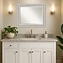 Amanti Art Parlor Silver Frame Wall Mirror, 27.5" x 33.5" (A42674593565)~#|#~44FCE8FB-9BBC-4655-AD1A9932C40EF1DE_sc7