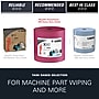 WypAll PowerClean X80 Cloth Cleaning Wipers, 12.4" x 13.4", Red, 455 Sheets/Roll (41055)~#|#~44FEAAF5-4425-4AA9-BE072CF57576AD33_sc7