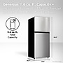 TCL 11.6 Cu. Ft. Counter-Depth Refrigerator with Freezer, Energy Efficient, Silver (TRT12T4AL)~#|#~4505257D-BA08-47F2-BFD6AEE6B06995D9_sc7