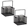 Mind Reader Metal Countertop Utensil Organizer, Black, 2/Pack (2MESHBASK)~#|#~4518ABD3-2E9C-4A54-91C9F91501862828_sc7