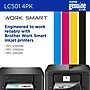 Brother LC501 Black/Cyan/Magenta/Yellow Standard Yield Ink Cartridge (LC501 4PKS)~#|#~45213333-55D6-4344-970B0A5620ADAEA5_sc7