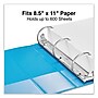 Universal Deluxe Heavy Duty 3" 3-Ring View Binders, Light Blue (UNV20753)~#|#~45239665-A581-461C-B8CD68067CE208E2_sc7
