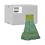 Boardwalk Ecomop Looped-End Mop Head, Recycled Fibers, Medium Size, Green, 12/carton~#|#~4527E475-0A93-431B-9B1809492BB12820_sc7