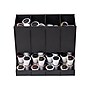 Mind Reader Plastic 4-Compartment Single Serve Coffee Pod Dispenser, 120 Pod Capacity, Black (CPODBK-BLK)~#|#~453D6B85-8E8C-487F-B8881D210542DA43_sc7