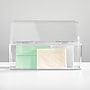 iDESIGN Medium Stackable Plastic Storage Bin, Clear (40257)~#|#~454C0409-ADC9-47E5-8880A46D51F413A6_sc7
