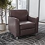 Flash Furniture Hercules Diplomat LeatherSoft Reception Chair, Brown/Chrome Legs (BT8271BNCHR)~#|#~454C76E2-BF6A-47C1-9307F14E9F83F9B6_sc7