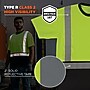 Ergodyne GloWear 8286BK High Visibility Short Sleeve Black Bottom T-Shirt, ANSI Type R Class 2, Lime, Medium (22163)~#|#~454D6C9E-BE5A-4221-A308C941FD49974B_sc7