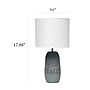 Simple Designs Table Lamp, Gray (LT2132-GRY)~#|#~4565A115-94A9-4922-A82871777CD15729_sc7